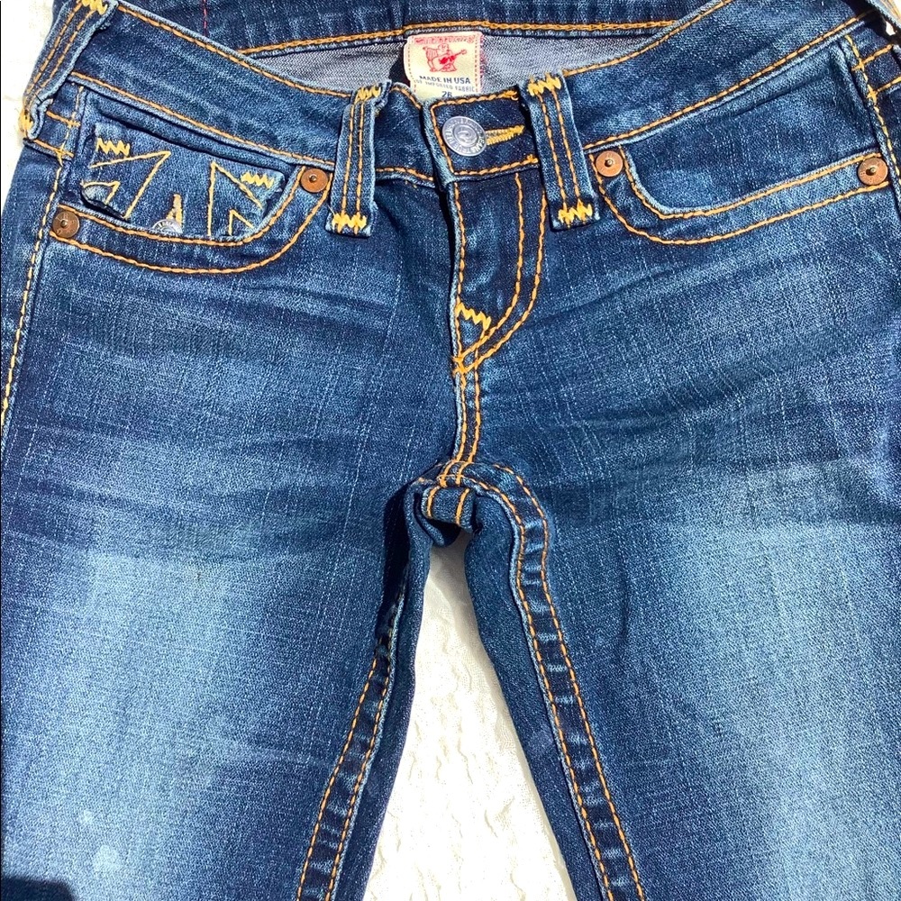๐HP 26/31 True Religion โBILLY BIG Tโ Straight Jeans - Picture 14 of 16